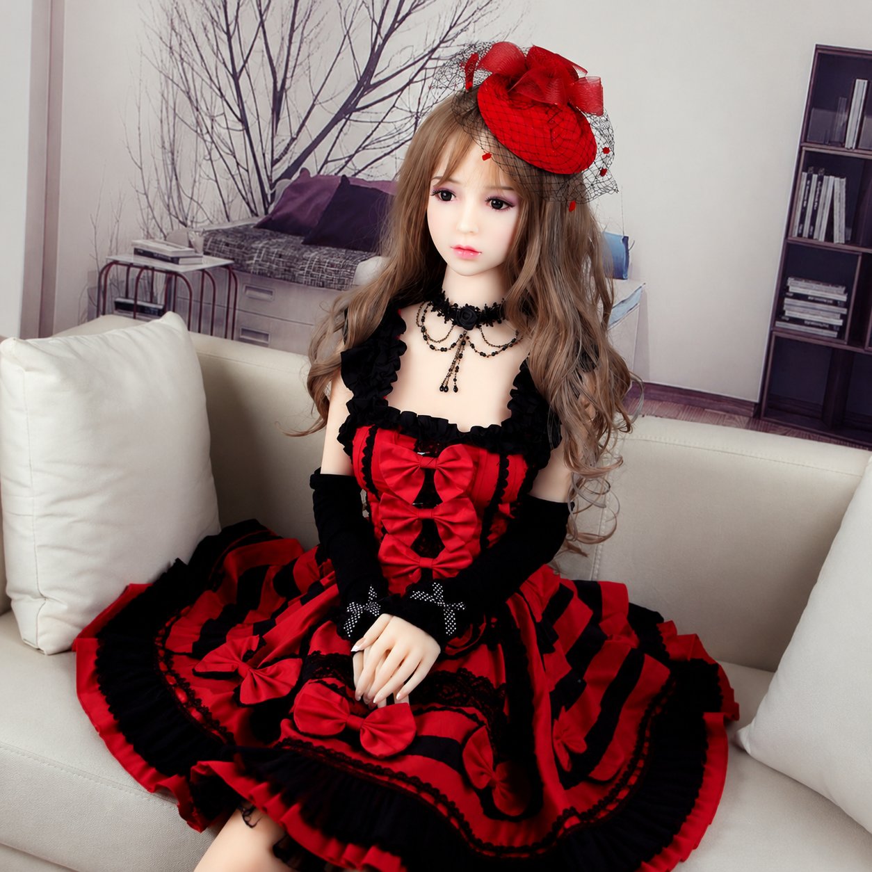 Lobrinda 4.9ft TPE Full Body Doll Gel Breasts Sex Toy